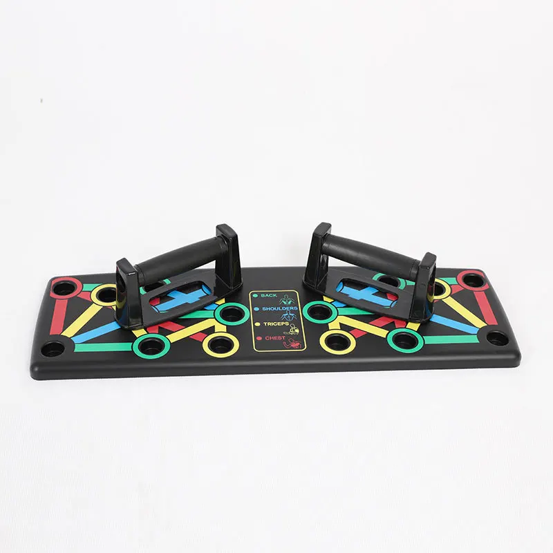 

9 in 1 Push Up Board with Instruction Print Body Building Fitness Exercise Tools Men Women Push-up Stands For GYM Body Training