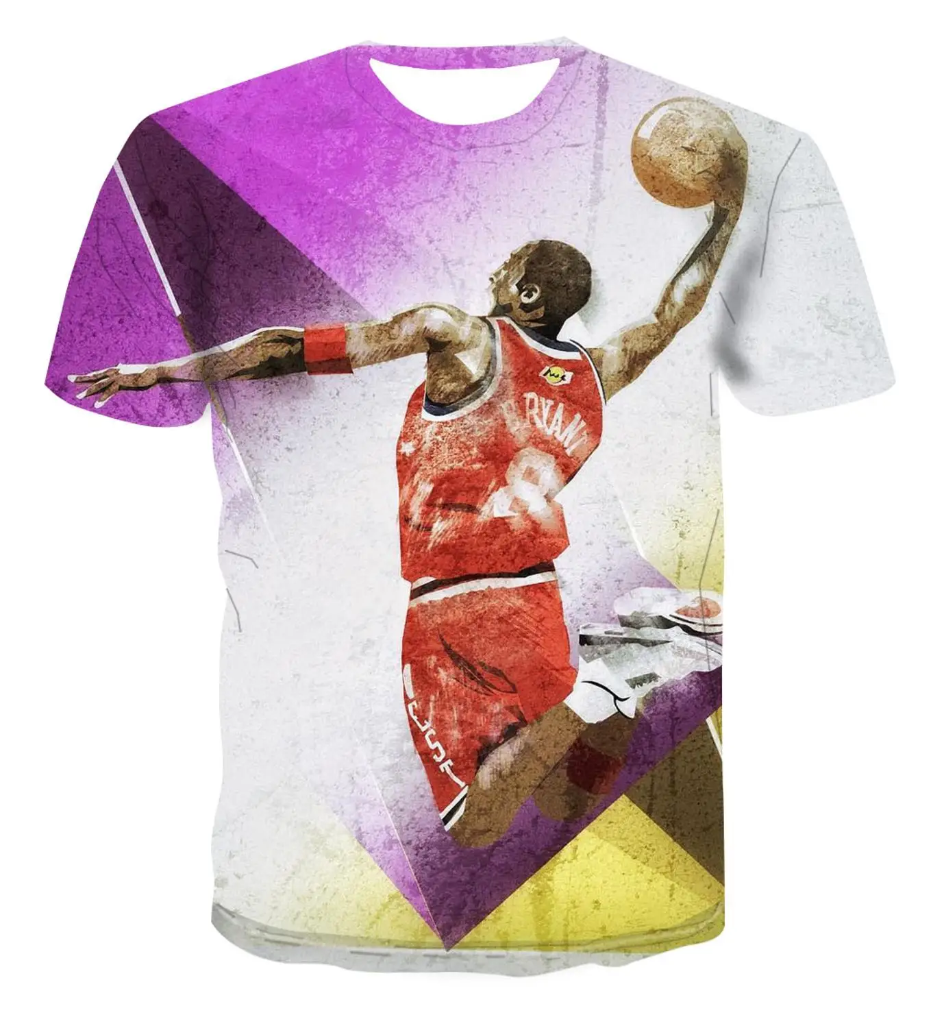 Модная персонализированная 3D модная мультяшная Спортивная футболка Union Kobe