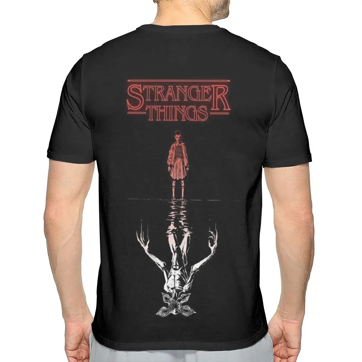 

Stranger Things Basic Short Sleeve T-Shirt Print Leisure Travel Home Wear Suitable For All Seasons Men