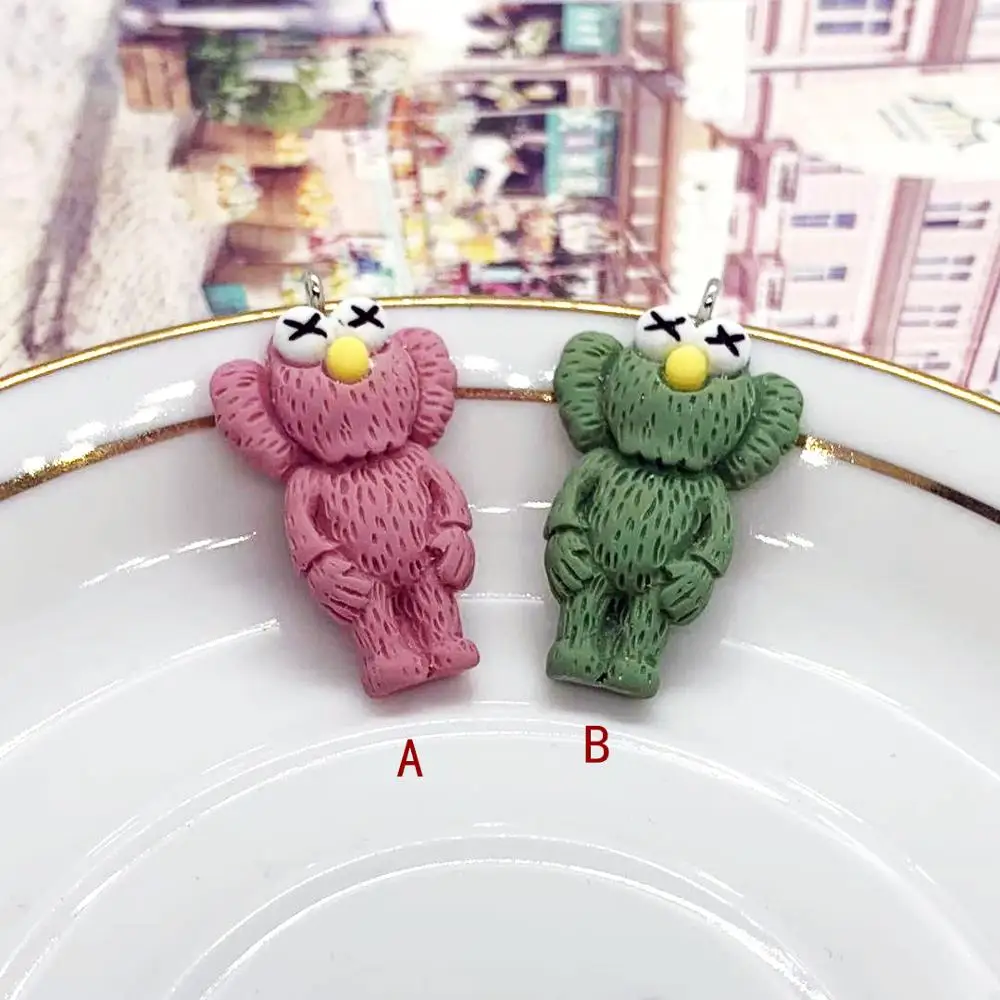 10 шт. 19*28 мм Kawaii полимерные Стразы плоские с оборота кабошон скраб животных