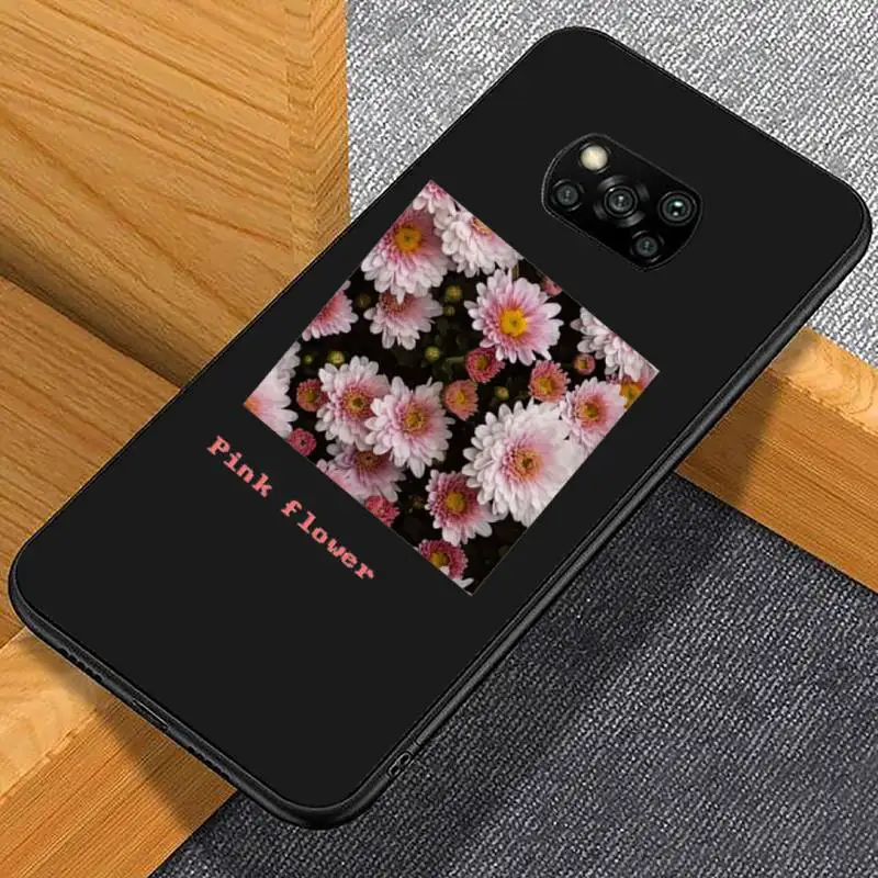 

Flower Summer Pink Phone Case For Xiaomi Mi Redmi Note 7 8 9 pro 8T 9T 9S 9A 10 Lite pro