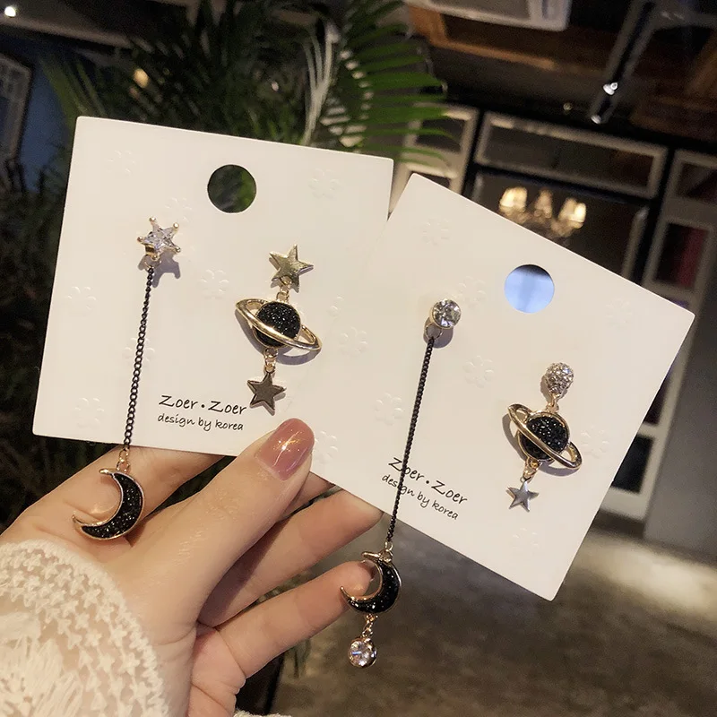 LEGENSTAR модные серьги капельки для женщин Талисман Планета длинные висячие