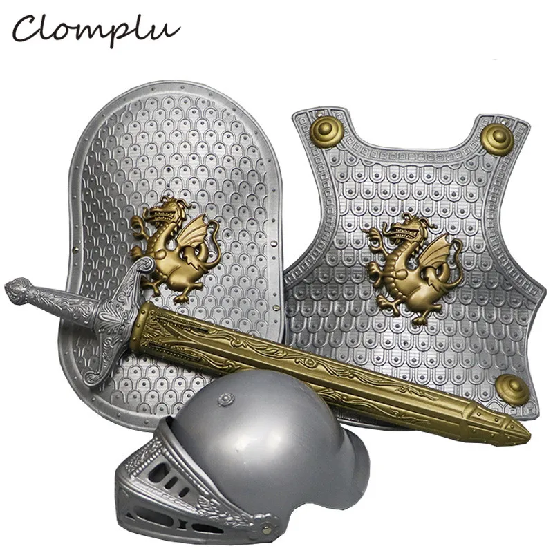 Детский праздничный костюм Clomplu вечерний с принтом воина дракона для мальчиков |