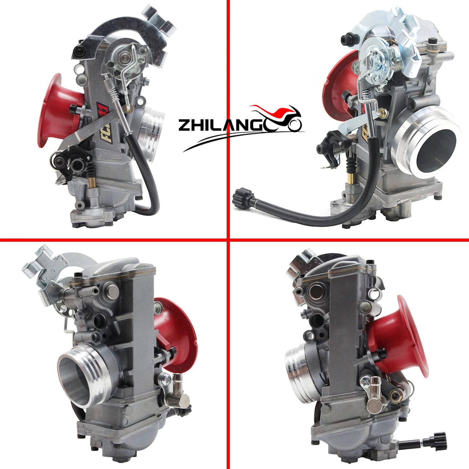 

FCR28 31 33 35 37 39 41mm FCR Racing Carburetor FCR39 CRF Slant Side Carburettor For CRF450/650 FS450 Husqvarna450