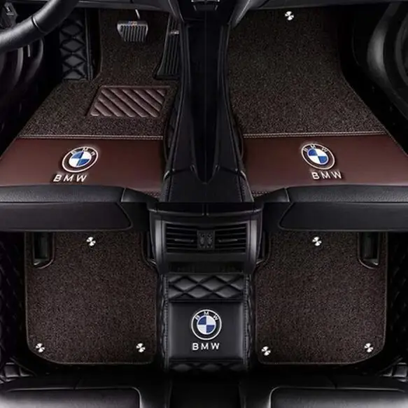 Автомобильные коврики с логотипом/фирменным логотипом для Audi A1 A3 A4 A6 A7 A8 Q5 Q7 TT 5D
