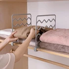 Шкаф полки делителем одежда делитель Органайзер полка гардероба раздела полки проволочные стеллажи аксессуары для дома Estante Repisas