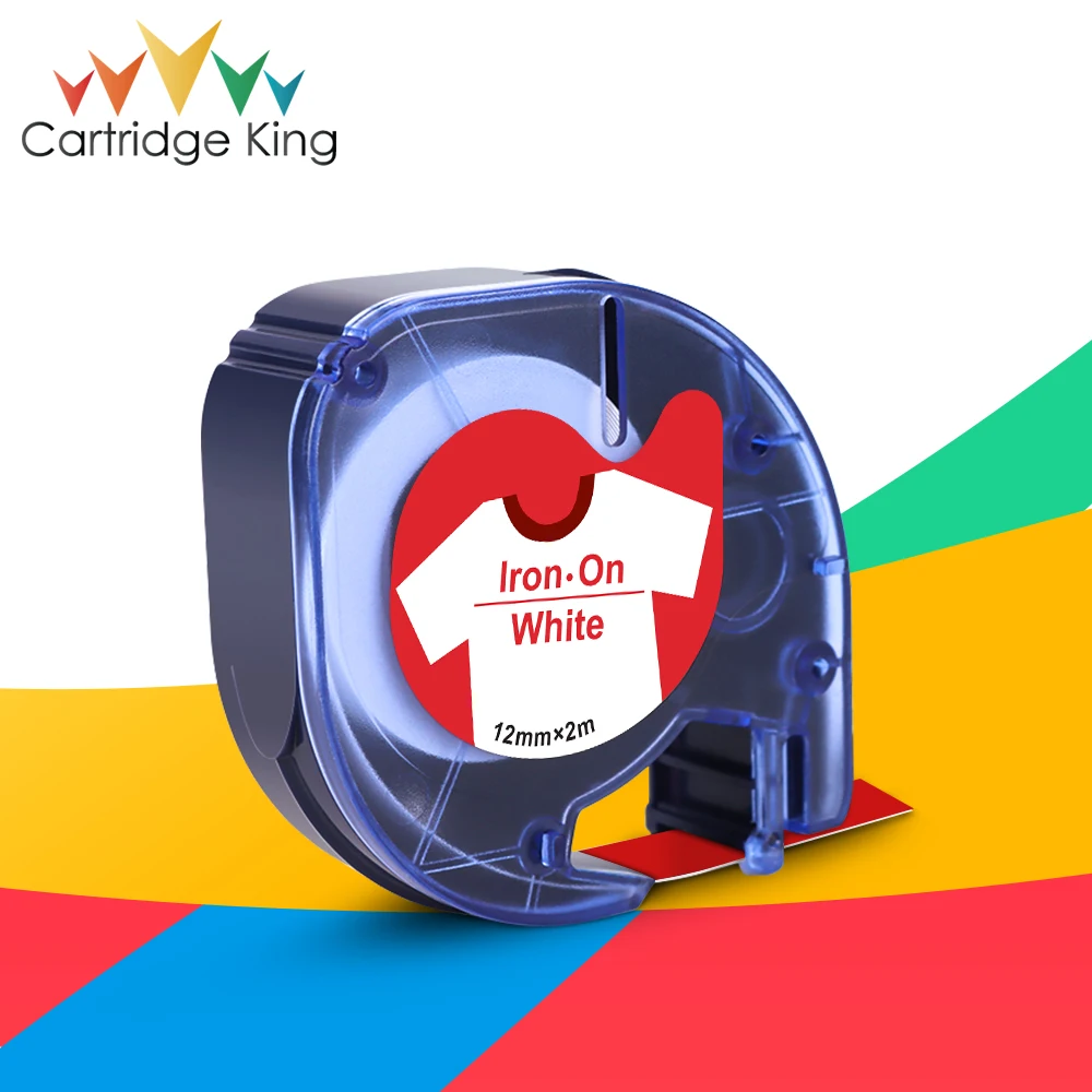 

Для Dymo LT 18777 ткань железный принтер лента красный на белом 12 мм x 2 м используется для Dymo LT-100H Plus QX50 XM XR 2000 пишущая машинка