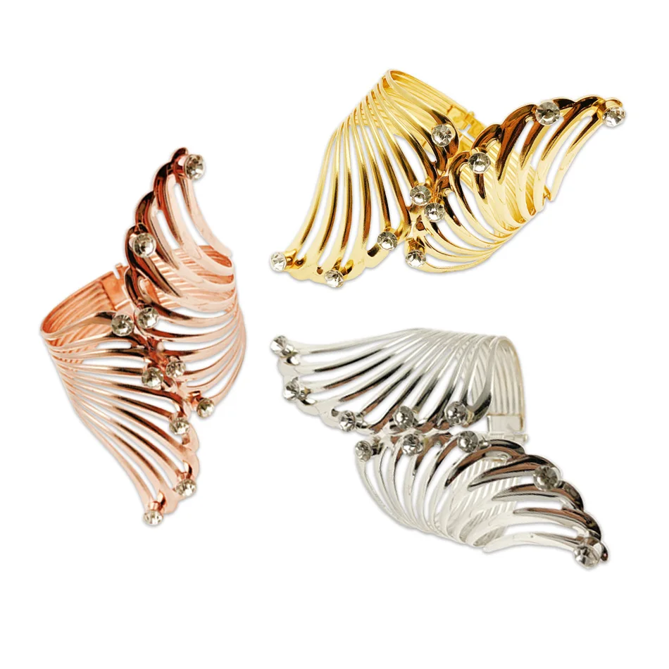 

Metal Wing Napkin Ring Dinner Table Decoration,Napkin Holder Table Accessories For Hotel Banquet Wedding Dining Christmas Decor