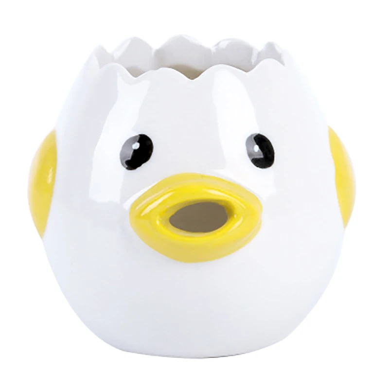 Кухонные инструменты сепаратор яиц белого цвета керамический Цыпленок