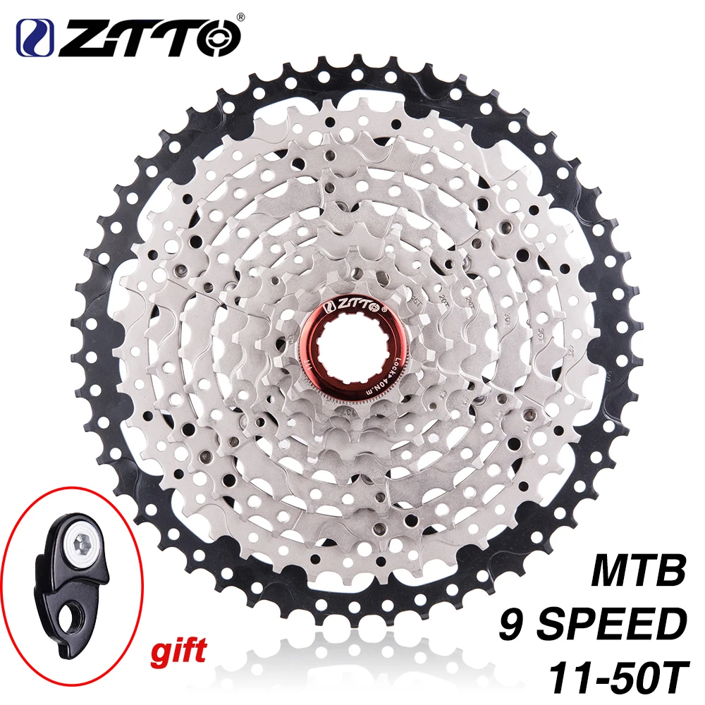 ZTTO MTB 9 скоростей 50t кассета для горного велосипеда 9v 11 50T широкое передаточное
