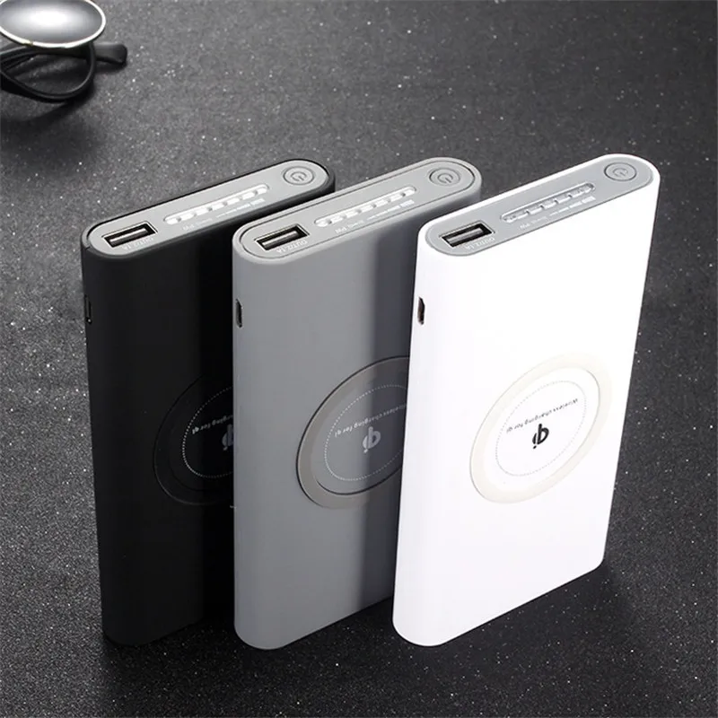 30000mAh Qi беспроводной внешний аккумулятор большой емкости внешняя батарея