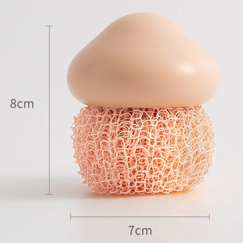 

Kitchen Cleaning Brush Detachable Nylon Wire Ball Kitchen Dishwashing Decontamination Pot Brush Cleaning Ball Tools