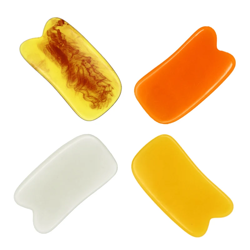 

1pc Resin Face Massager Guasha Board Plate Body Relax Body Skin Relaxation Slimming Beauty Neck Thin Lift Facial Tools