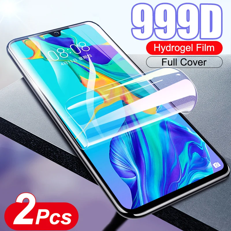 2 шт полное покрытие Гидрогелевая пленка не стекло для Huawei P10 Lite P20 P30 Pro мягкая