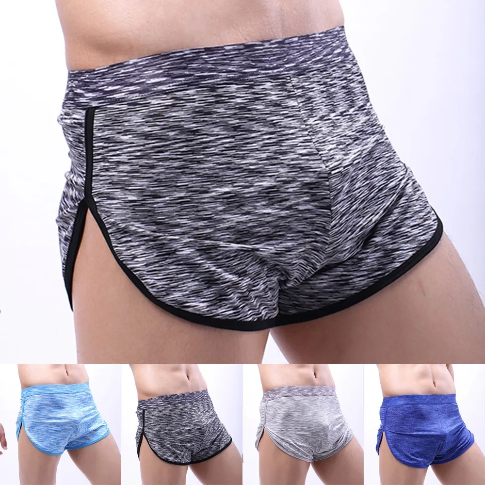 

Cotton Men Low Rise Tracksuit Home Pants Casual Shorts Boxer Sport Underwear Casual Daily Boxer Men's Underwear M XL New Sexy