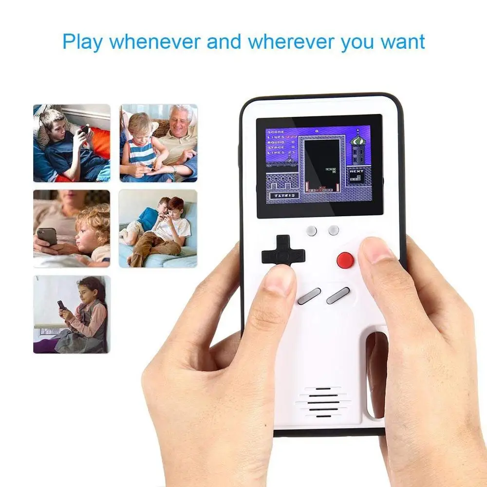 Полноцветный дисплей Gameboy чехол для телефона huawei P20 P20 P30 Pro Tetris игровой чехол для huawei mate 20 Pro samsung I чехол для телефона мальчика