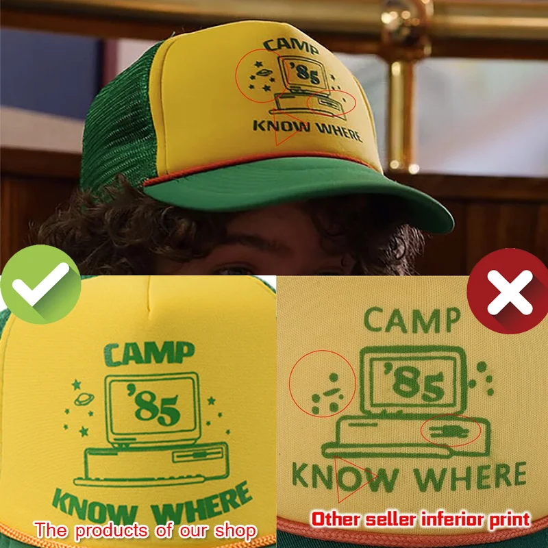 Странные Вещи Сезон 3 Дастин Хендерсон шапка для косплея Eleven Trucker cap Регулируемый подарок Хэллоуин