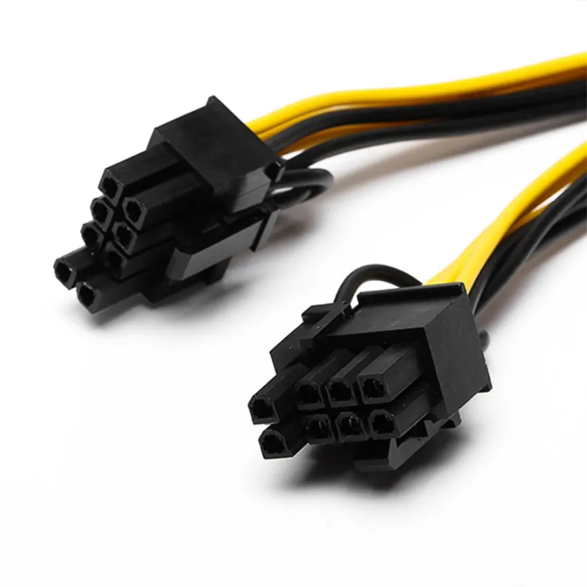 Кабель преобразователя питания PCI Express с 8 Pin на dual (6 + 2) для видеокарты