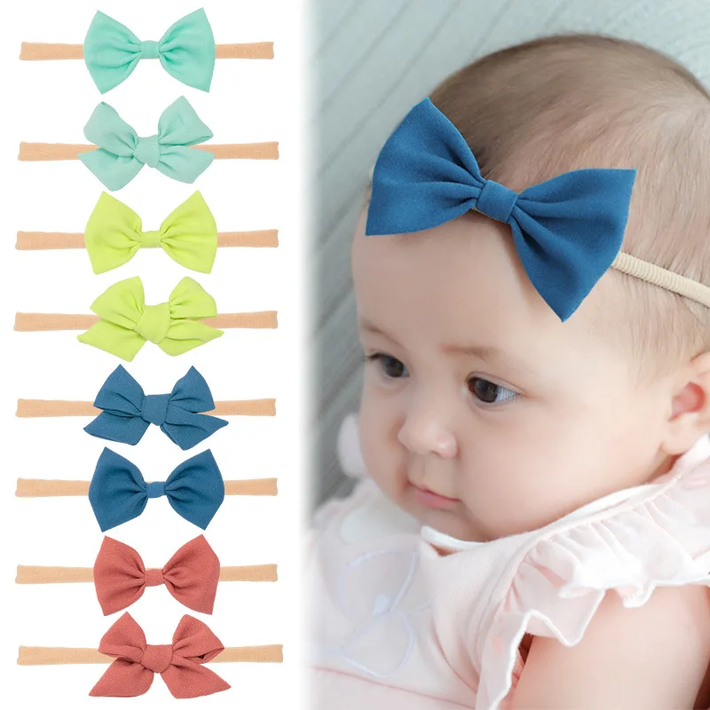 1 шт. головной убор для новорожденных девочек бант в горошек сетка принцесса