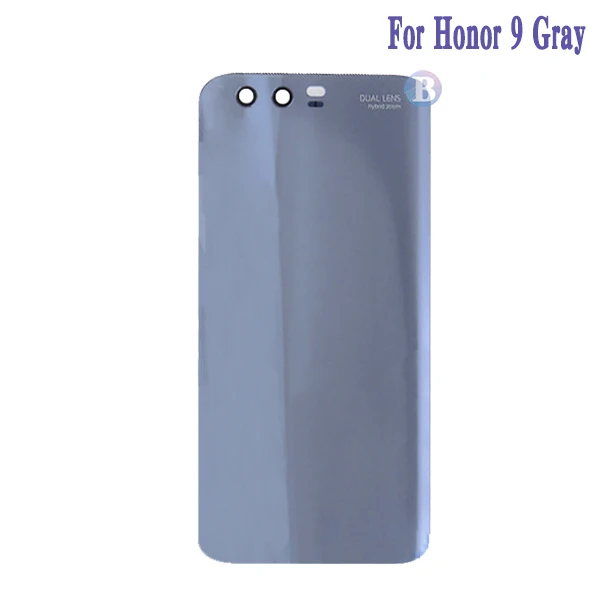 Для huawei honor 9 Lite/honor 9 STF-L09 L29 AL10 TL10 Корпус Крышка батарейного отсека задняя крышка Шасси рамка с клеем - Цвет: For Honor 9 Gray