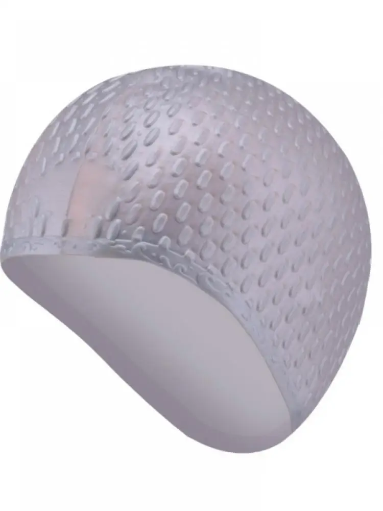 

Men'S And Women'S Silicone Swimming Caps 3D Ergonomic Design Ear Bags Adult Waterproof Swimming Diving Caps 1 Pack