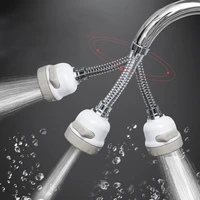 zhangji 2pcs splash proof aerator diffuser rotating flexible faucet extender bubbler shower nozzle bathroom kitchen accessories