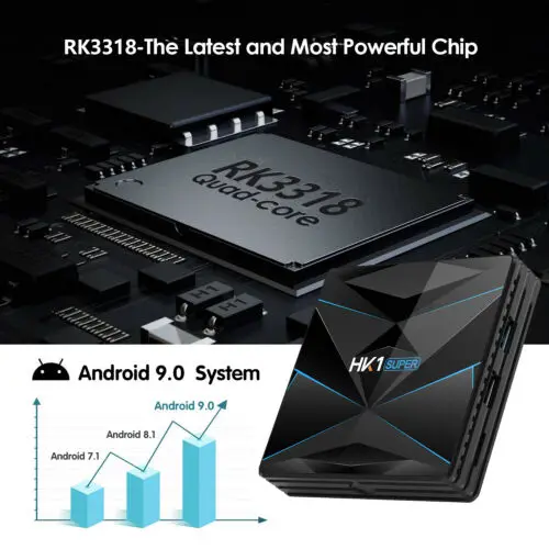 2019 Smart TV Box HK1 Super 4GB+32GB Android 9.0 3D HD S905X2 Quad Core Media Player |