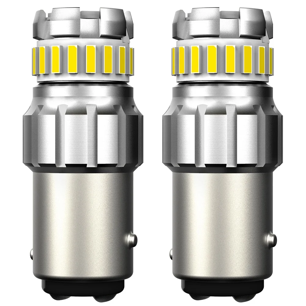 1157 7507 BAY15D 2 шт. P21W светодиодный светильник Canbus 1156 поворотный тормозной фонарь 1157 BAY15D задний фонарь 7443 3157 для Ford Focus Mk2 Mk3 Fusion Transit Mo - Испускаемый цвет: 1157 7507 BAY15D