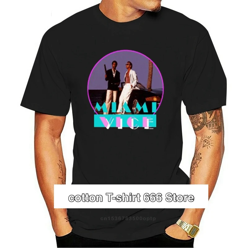 

Мужская футболка с принтом «Don Johnson», черная Повседневная футболка в стиле ретро с принтом «Лос-Анджелес», размеры от S до 3XL, 2018