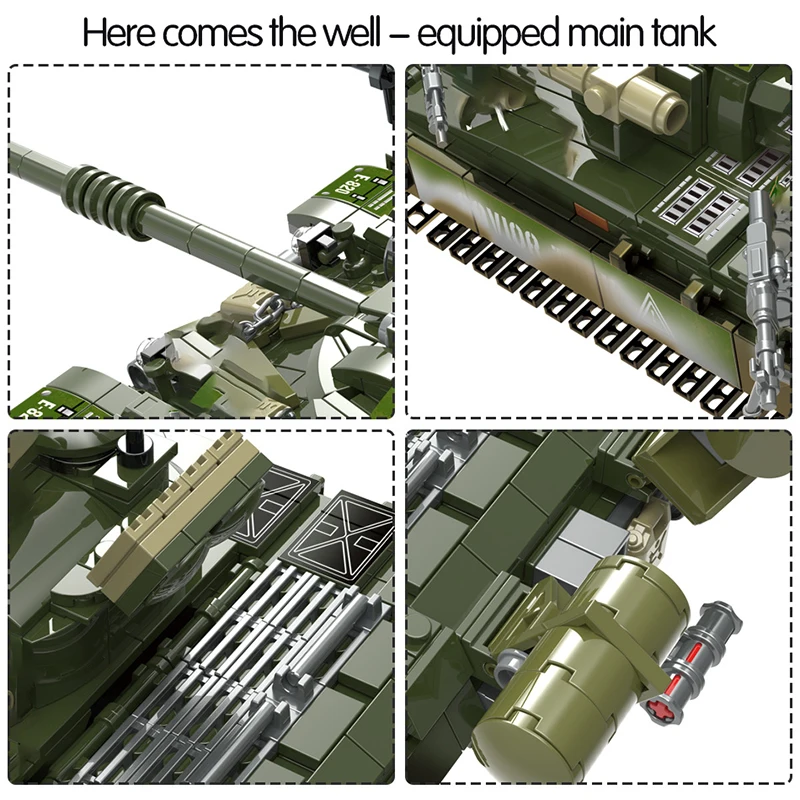 Конструктор Военный King Tiger Tank армейский солдат фигурки оружие совместимы с Technic