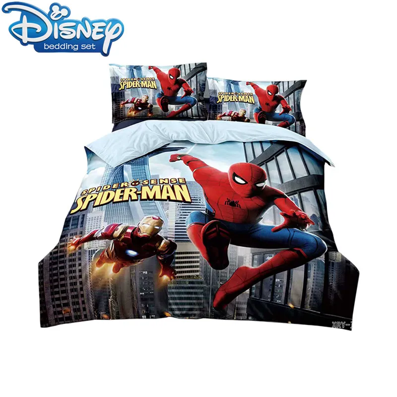Набор постельного белья marvel Человек паук Железный человек двойной размер