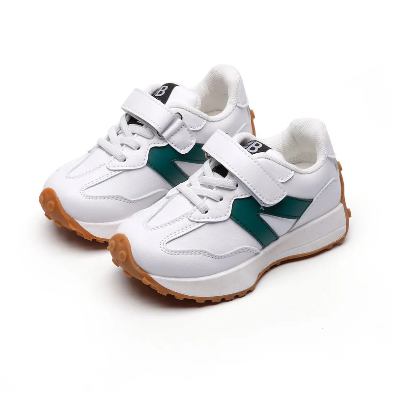 

Girls Sports Shoes 2021 New Fashion All-match Children Casual Sneakers Western Style All-match Boy Student Shoes Running Shoes