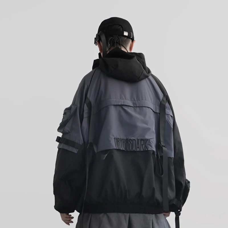Мужская зимняя куртка Techwear с несколькими карманами | одежда