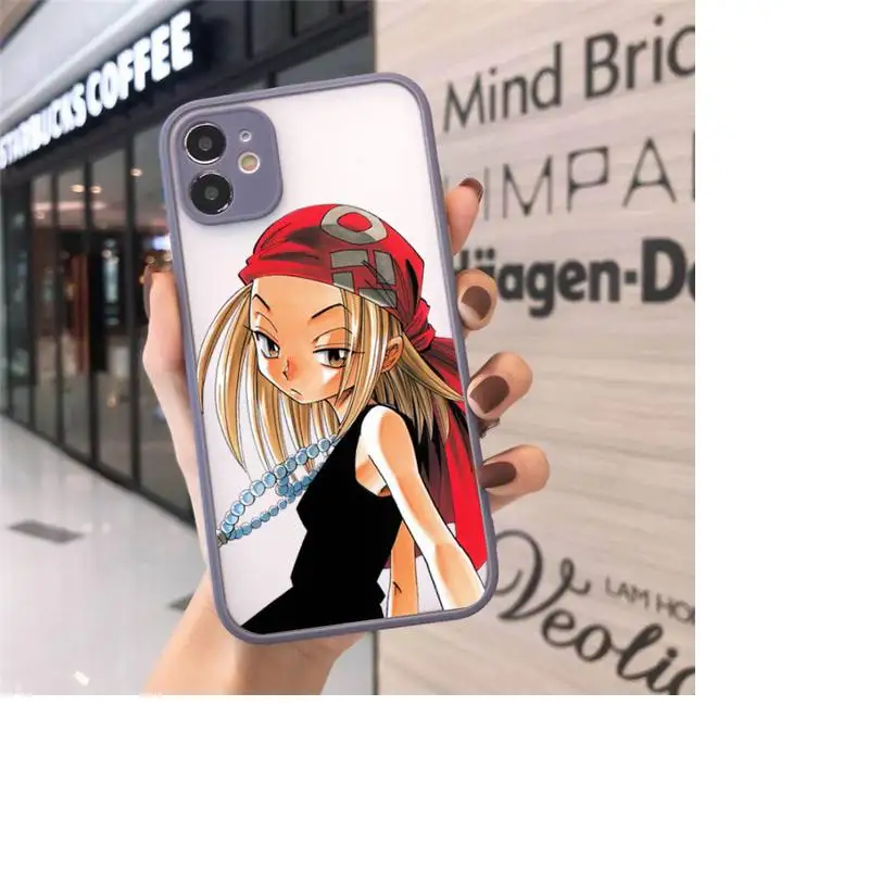 

shaman king japanese anime Phone Cases matte transparent For iphone 7 8 11 12 plus mini x xs xr pro max cover