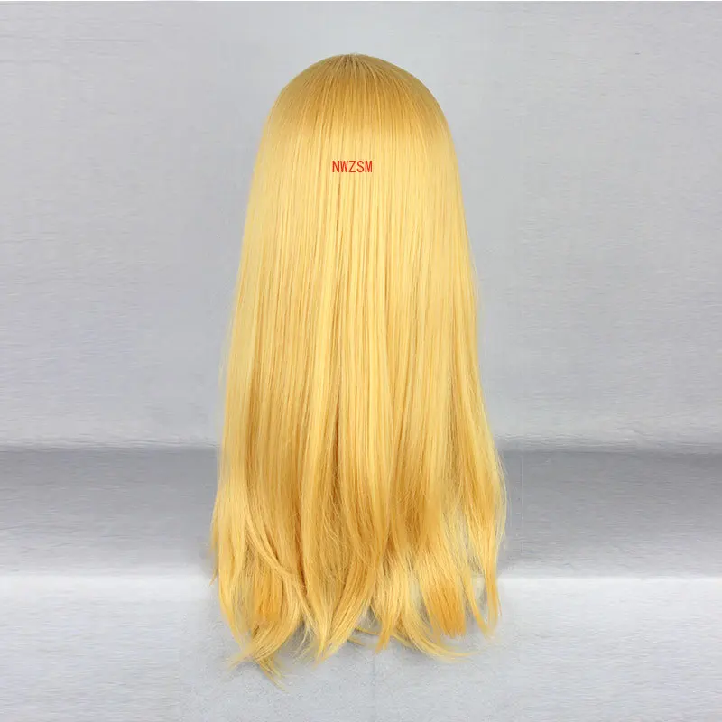 Парик для косплея атака на Титанов термостойкий короткий светлый Косплей Криста