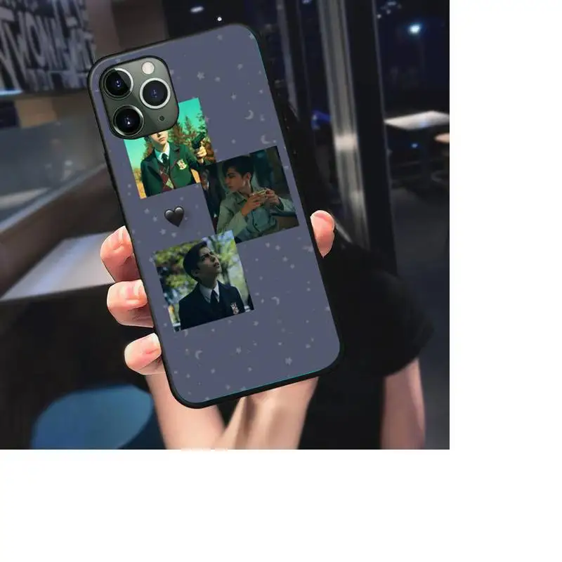 

Aidan Gallagher Number Five Phone Case For iphone 7 8 plus x xr xs 11 12 mini pro max Black Soft nax fundas cover