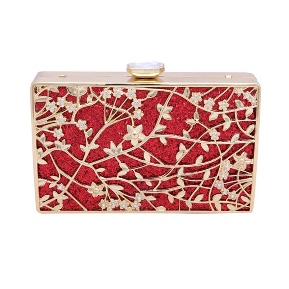 Сумка Чонсам в новом стиле вечерний клатч ретро жесткий футляр металлическая