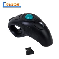 wireless ergonomic mouse trackball finger mouse using track ball mouse handheld optical mice for android tv pc