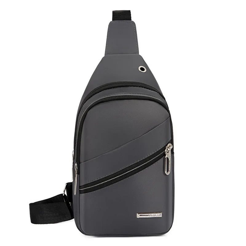 Горячая Повседневная Мужская нагрудная сумка из ткани Оксфорд сумочка на