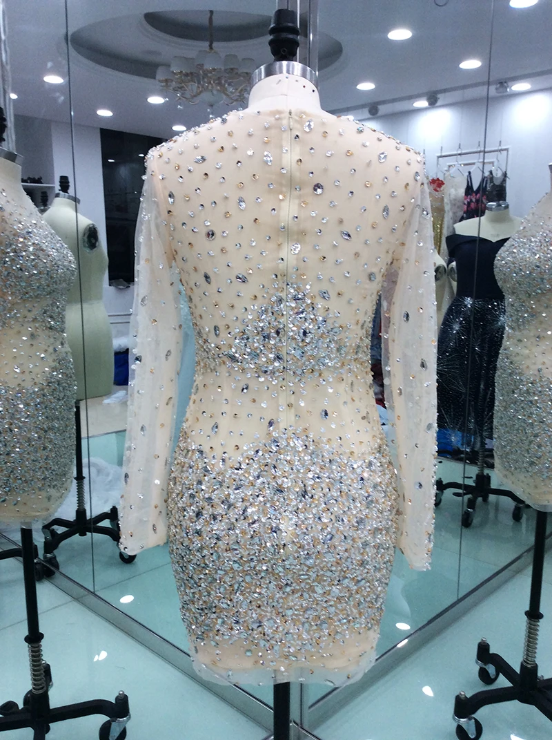 Сексуальное мини платье Короткие блестящие платья из органзы для выпускного