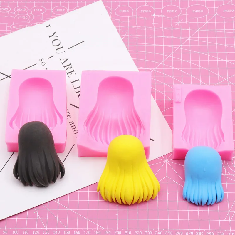 Ультра светильник глиняная силиконовая форма для длинных волос кукла Одинаковая