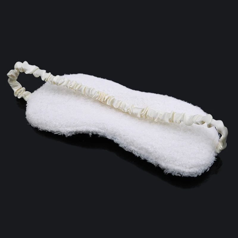 Серая маска для глаз серии Swan 1 шт. ухода за глазами плюшевая сна чехол теней