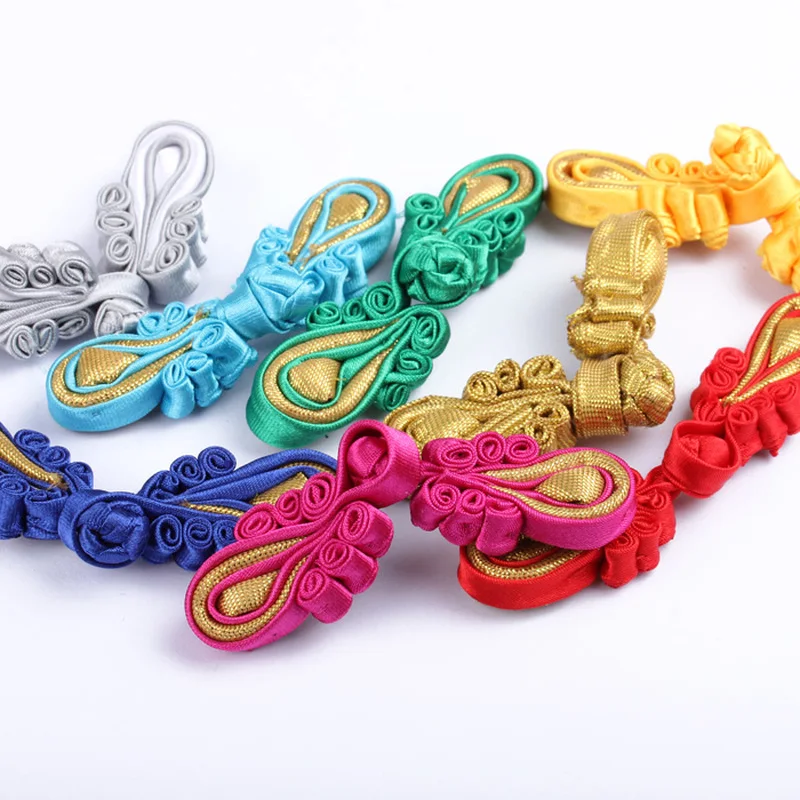 5 звёзд китайские пуговицы застежка с узлом шесть оборотов лютовая форма Ручное