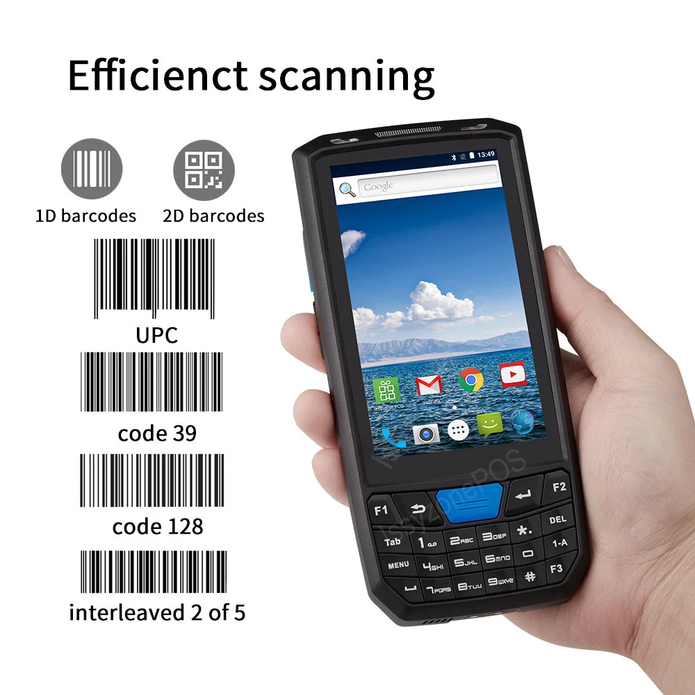 IssyzonePOS портативный КПК Android 8,1 прочный pos-терминал 1D 2D сканер штрих-кода Wi-Fi 4G Bluetooth gps PDA считыватель штрих-кодов