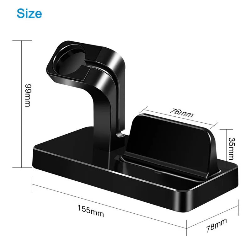 Беспроводное зарядное устройство для Apple Watch 5 2 3 4 iPhone 8 7 6 S Plus XR X XS 11 Pro