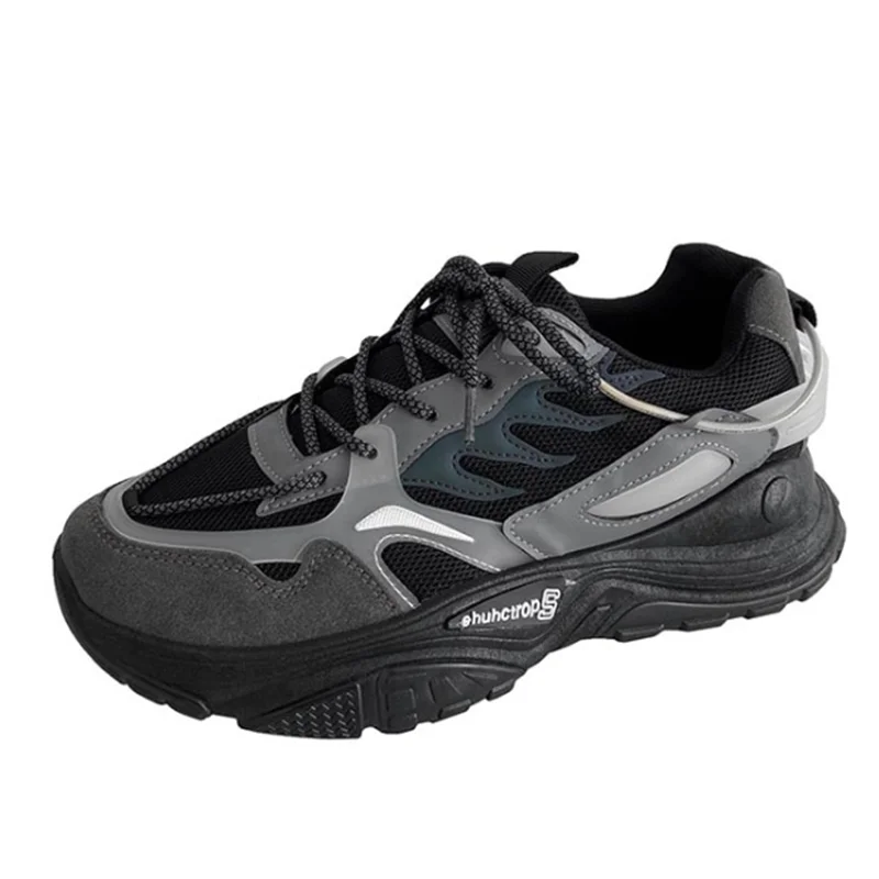 

Men's Casual Shoes 2021 Fashion Chunky Sneakers Height Increasing Spring Autumn Shoes Men Thick Sole Male Footwear Streetwear