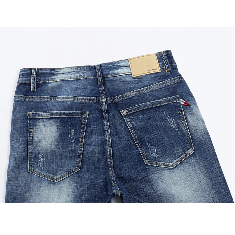 Джинсы KSTUN мужские прямые стрейчевые модные тонкие брюки из денима в стиле