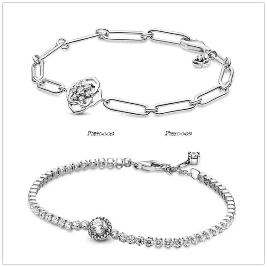 

Браслет из серебра 925 пробы для тенниса