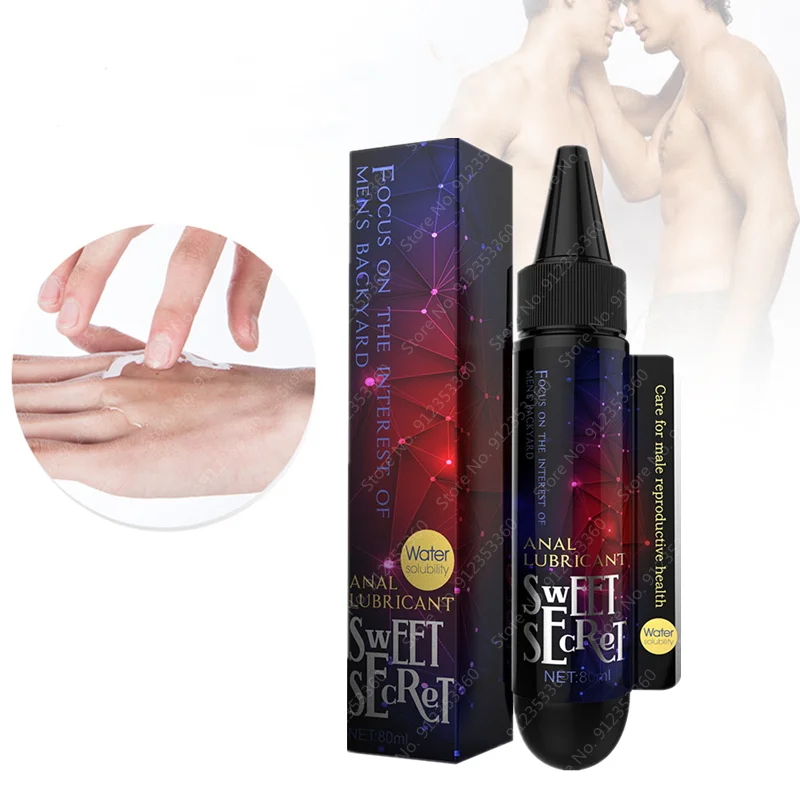 

80Ml Analgesic Anal Lubrication Gay Lubricant for Sex Lube Massage Oil Anti-Pain Intimate Goods for Adult Sex Products for Men