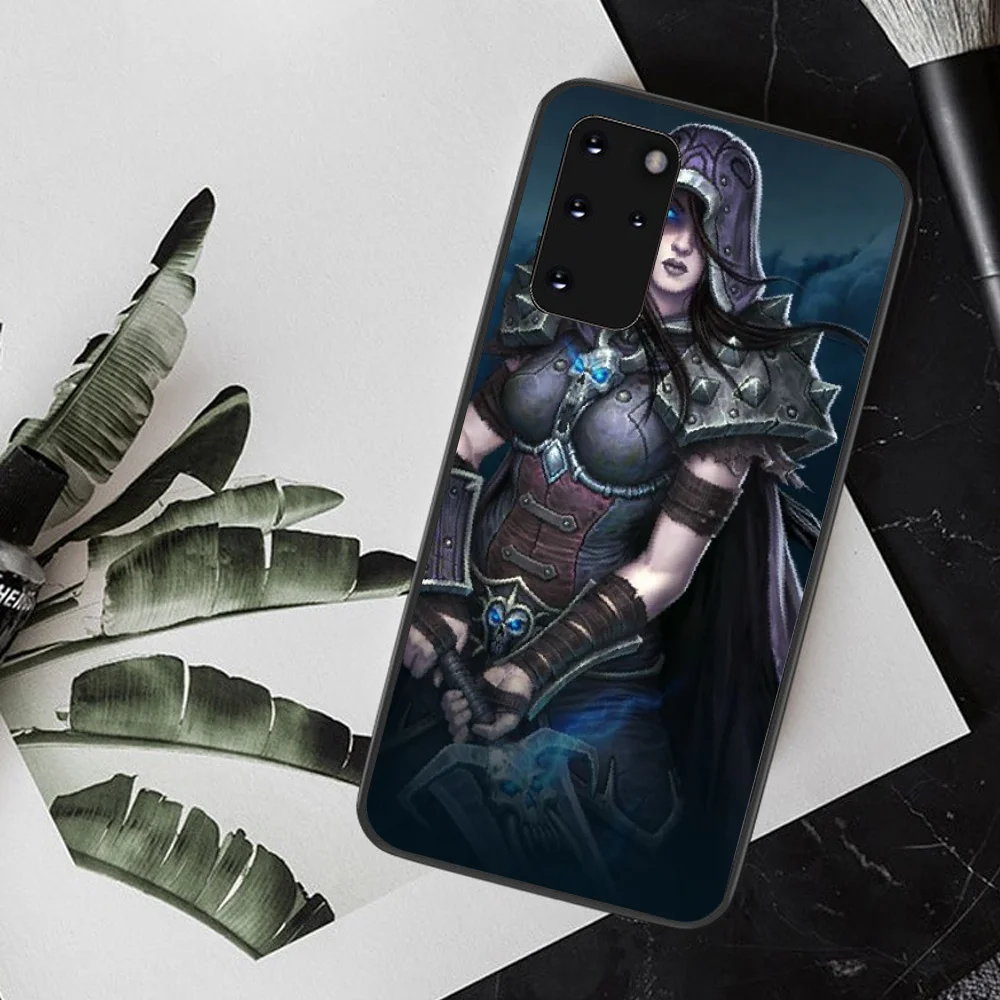 

NBDRUICAI Wows World of Warcraf Soft black Phone Case for Samsung S20 plus S20 ultra S5 S6 S7 edge S8 S9 plus S10